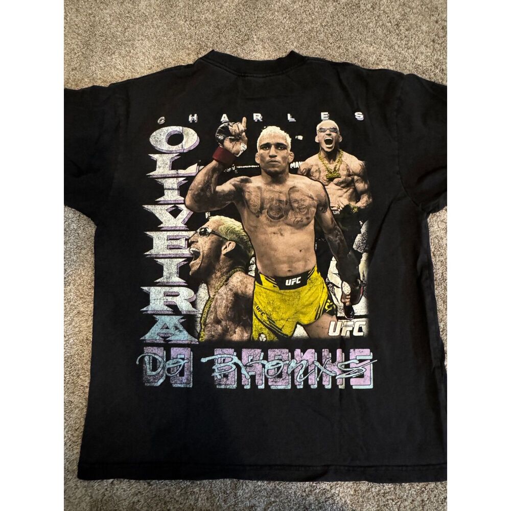 UFC Charles Oliveira “Do Bronx” Graphic T-Shirt Men’s Large Black